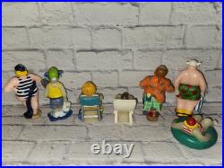 7 Boston Warehouse Fat Woman Lady Floating Man Swim Suit Beach Pool Candle Set