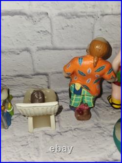 7 Boston Warehouse Fat Woman Lady Floating Man Swim Suit Beach Pool Candle Set