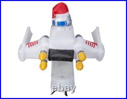 7' Christmas Light Inflatable Disney Star Wars R2D2 In X-Wing Fighter Scene Yard