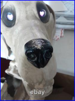 7 FOOT Skeleton Dog Skelly's Home Accent Halloween 2024 Home Depot Read