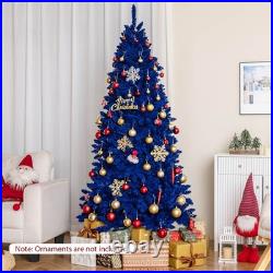 7 FT Artificial Christmas Tree with900 Branch Tips 340 LED Lights 3 Lighting Modes