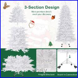 7 FT Artificial Xmas Tree with 1880 PE PVC Branch Tips 900 Warm White LED Lights 7 FT Artificial Xmas Tree with 1880 PE PVC Branch Tips 900 Warm White LED Lights