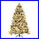 7_FT_Pre_Lit_Flocked_Christmas_Tree_Hinged_Xmas_Decoration_with_300_LED_Lights_01_oxa