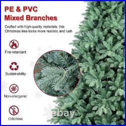 7 FT Pre-lit Artificial Christmas Tree Classic Spruce Xmas tree with 700 Lights