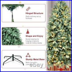 7 FT Pre-lit Artificial Christmas Tree Classic Spruce Xmas tree with 700 Lights 7 FT Pre-lit Artificial Christmas Tree Classic Spruce Xmas tree with 700 Lights