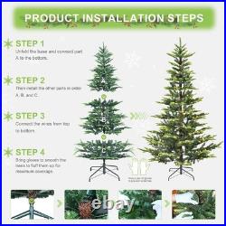 7 Foot Pre-Lit Aspen Fir Artificial Christmas Tree with 400 UL Listed LED Lights 7 Foot Pre-Lit Aspen Fir Artificial Christmas Tree with 400 UL Listed LED Lights
