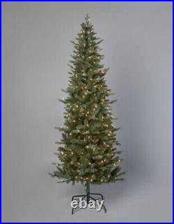 7 Foot Pre-Lit Slim Balsam Fir Artificial Christmas Tree (Unopened)