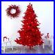 7_Red_Flocked_Artificial_Christmas_Tree_with500_LED_s_40_Globe_Bulb_Retail_610_01_wzzz