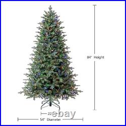 7-ft Balsam Fir Pre-lit Artificial Christmas Tree with Color Changing LED Lights 7-ft Balsam Fir Pre-lit Artificial Christmas Tree with Color Changing LED Lights