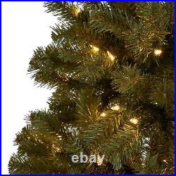 7-ft Noble Fir Hinged Artificial Christmas Tree (Ornaments Not Included)