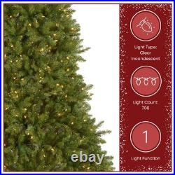 7 ft PreLit Dunhill Fir Full Artificial Christmas Tree, 700 Warm White LED Li