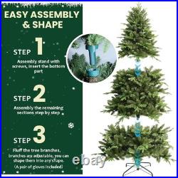 7 ft Prelit Smart Artificial Christmas Tree with 340 Multi-Color RGB LED Lights