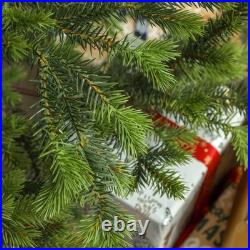 7ft Artificial Sparse Cedar Christmas Tree with LED Lights 7ft Artificial Sparse Cedar Christmas Tree with LED Lights