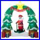 7ft_Christmas_Inflatable_Decorations_Santa_Skiing_Under_Tree_Arch_Decors_with_01_gwa
