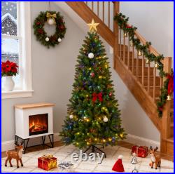 7ft Prelit Artificial Christmas Tree & App-Controlled Multi-Color 400LRGB lights 7ft Prelit Artificial Christmas Tree & App-Controlled Multi-Color 400LRGB lights