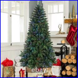 7ft Prelit Artificial Christmas Tree & App-Controlled Multi-Color 400LRGB lights