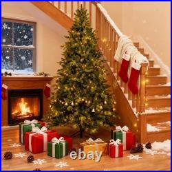 7ft Prelit Blue Spruce Christmas Tree Artificial Full Xmas Tree & 500 Lights