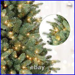 7ft Prelit Blue Spruce Christmas Tree Artificial Full Xmas Tree & 500 Lights