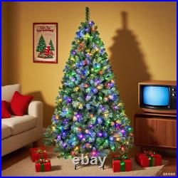 7ft Prelit Smart Artificial Christmas Tree &380 Multicolor Lights App Controlled