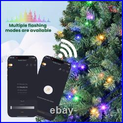 7ft Prelit Smart Artificial Christmas Tree &380 Multicolor Lights App Controlled