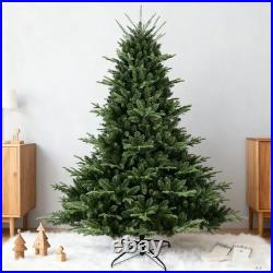 7ft Unlit Artificial Christmas Tree Spruce Xmas Tree with 2257 Tip Foldable Base