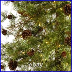 7ft. Wyoming Alpine Artificial Christmas Tree with 200 Clear Multifunction LE