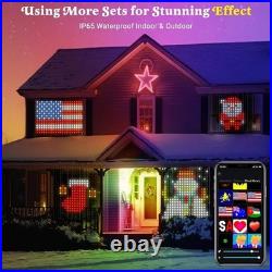 800 LED RGB Curtain Lights with Music, App Controls and Remote for Wedding/Christ