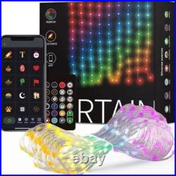 800 LED RGB Curtain Lights with Music, App Controls and Remote for Wedding/Christ