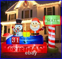 8FT Inflatable Christmas Countdown Outdoor Decoration, Lighted Christmas Blow Up 8FT Inflatable Christmas Countdown Outdoor Decoration, Lighted Christmas Blow Up
