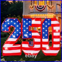8.5 FT 250Th Anniversary Inflatable 4Th of July Outdoor Decoration with Built-In