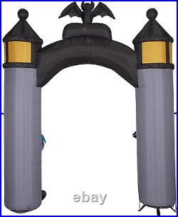 8.5 Ft Inflatable Halloween Town Archway Disney- LED For Outdoor Arch Yard Decor