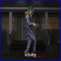 8'6 LED Animated Talking Sutures the Clown Hunted House Indoor Halloween Decor