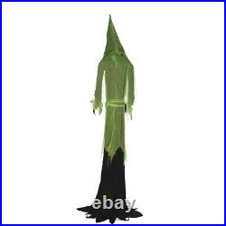 8' Animated Green Alien Ghoul Speaks Different Phrases Glow Eyes Halloween Prop 8' Animated Green Alien Ghoul Speaks Different Phrases Glow Eyes Halloween Prop