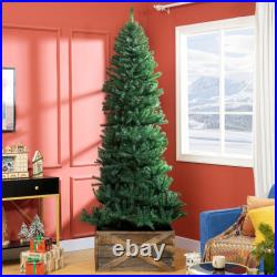 8 Foot Christmas Tree Prelit Artificial Pine Holiday Decoration Indoor Outdoor 8 Foot Christmas Tree Prelit Artificial Pine Holiday Decoration Indoor Outdoor