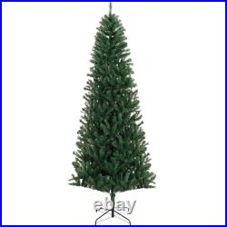 8 Foot Christmas Tree Prelit Artificial Pine Holiday Decoration Indoor Outdoor 8 Foot Christmas Tree Prelit Artificial Pine Holiday Decoration Indoor Outdoor
