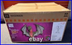 8 Ft Giant-Sized Animated Wyvern With Color-Changing LED Lights & Roaring Sounds