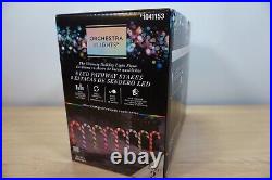 8 Gemmy Orchestra of Lights Color-Changing Candy Cane LED Path Lights NEW SEALED