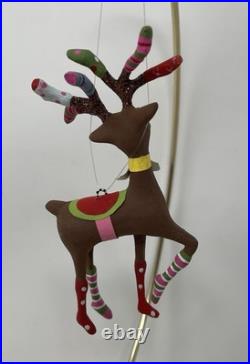 8 Glitterville Polka Dot Socks Character Ornaments