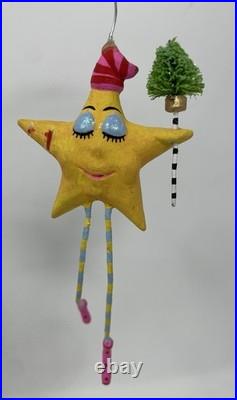 8 Glitterville Polka Dot Socks Character Ornaments