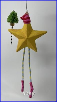 8 Glitterville Polka Dot Socks Character Ornaments