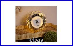 8 Illuminated Glass Egg with Hidden Scene by Kim Gravel Pink