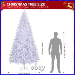 8ft 9ft Prelit Snow Party Xmas Christmas Tree Auto-Spread/Close Up 500-650 Light