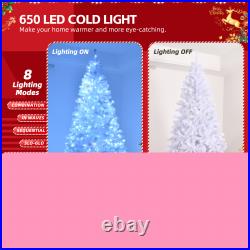 8ft 9ft Prelit Snow Party Xmas Christmas Tree Auto-Spread/Close Up 500-650 Light