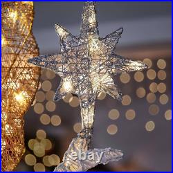 92 Warm White LED Super Bright PVC Angel Star Holiday Yard Sculpture, Christmas