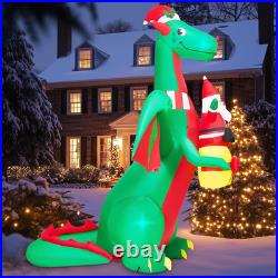 9FT Christmas Inflatables Giant Dragon 2025 NEW LED Outdoor Decoration 9FT Christmas Inflatables Giant Dragon 2025 NEW LED Outdoor Decoration
