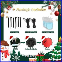 9FT Christmas Inflatables Santa Airplane 2025 NEW LED Outdoor Decoration