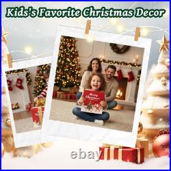 9FT Christmas Inflatables Santa Airplane 2025 NEW LED Outdoor Decoration