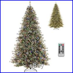 9 FT Artificial Christmas Tree with 360° Quick Power Connector 1714 Pine Needles 9 FT Artificial Christmas Tree with 360° Quick Power Connector 1714 Pine Needles