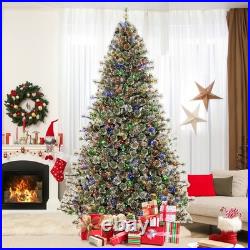 9 FT Artificial Christmas Tree with 360° Quick Power Connector 1714 Pine Needles 9 FT Artificial Christmas Tree with 360° Quick Power Connector 1714 Pine Needles