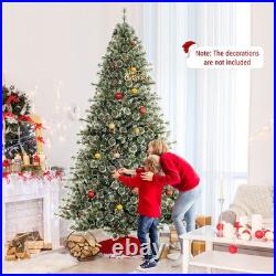 9 FT Artificial Christmas Tree with 360° Quick Power Connector 1714 Pine Needles 9 FT Artificial Christmas Tree with 360° Quick Power Connector 1714 Pine Needles